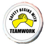 Teamwork - Safety Begins with Teamwork (2 arms)