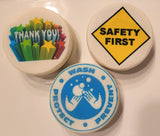Bundle of 72 Cookies - Wash Hands Thank You Safety First