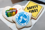 Bundle of 72 Cookies - Wash Hands Thank You Safety First