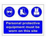 PPE Must Be Worn On This Site