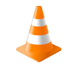 Traffic Cone - Striped