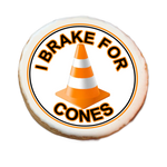 I Brake For Cones