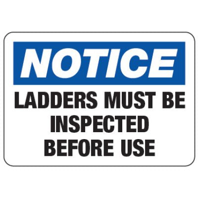 Ladder Safety - Inspections (blue) – Celebrate Safety, Inc.