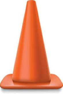 Traffic Cone - Solid Orange