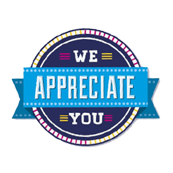 Appreciation - We Appreciate You (Blue) – Celebrate Safety, Inc.