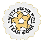 Teamwork - Safety Begins with Teamwork (circle ARMS)
