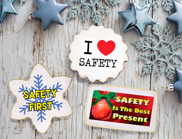 Holiday - Bundle of 72 Cookies - Safety is the Best Present