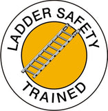 Ladder Safety Trained - yellow and white