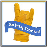 SAFETY ROCKS! blue banner