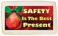 Holiday - Bundle of 72 Cookies - Safety is the Best Present