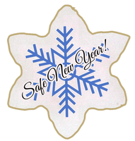 Holiday - Safe New Year Snowflake