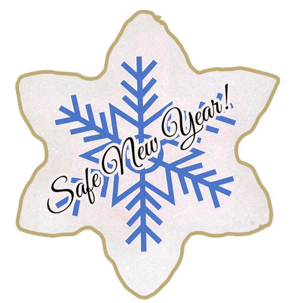 Holiday - Safe New Year Snowflake